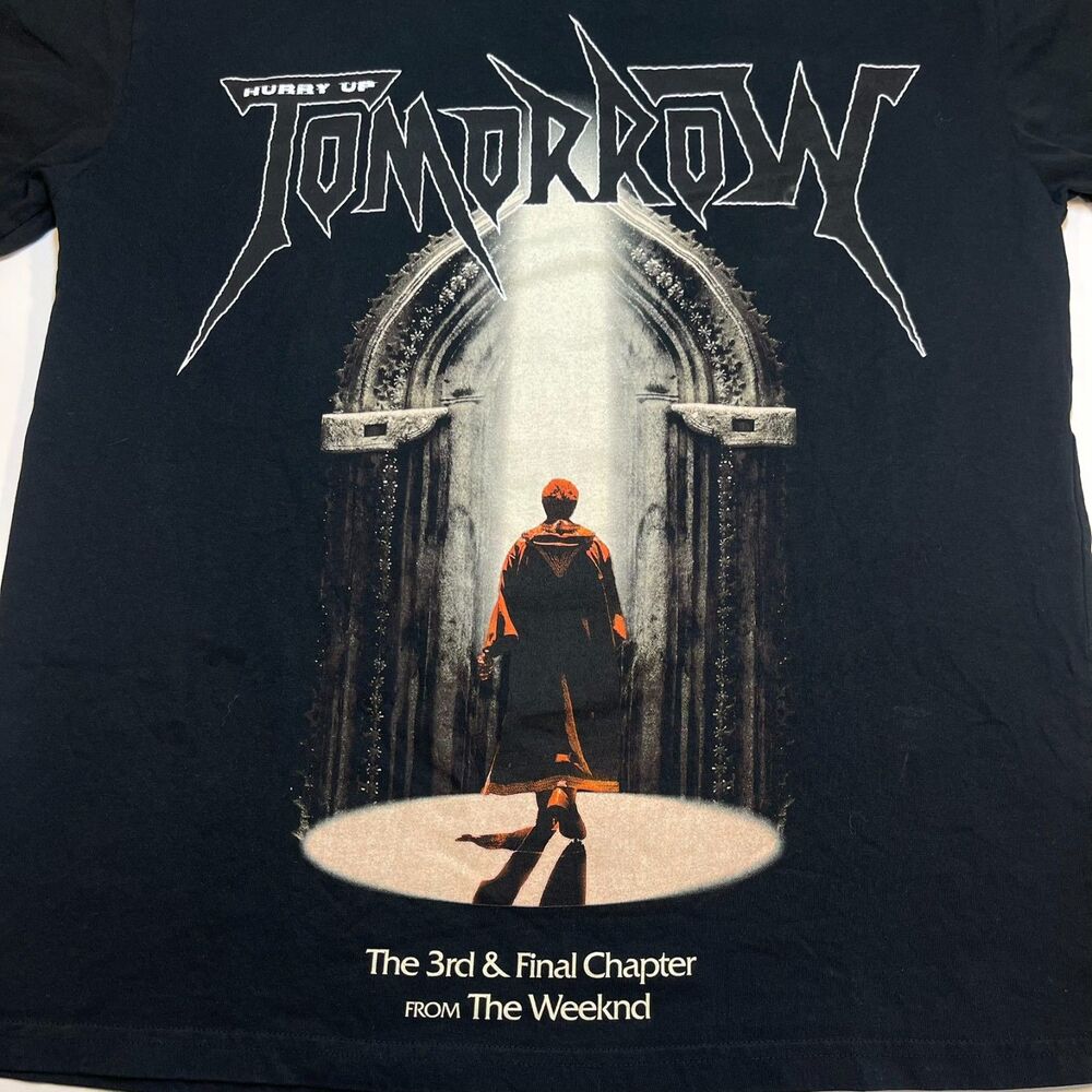 THE WEEKND Weekend Hurry Up Tommorow Concert Tour T SHIRT Sz Mens L